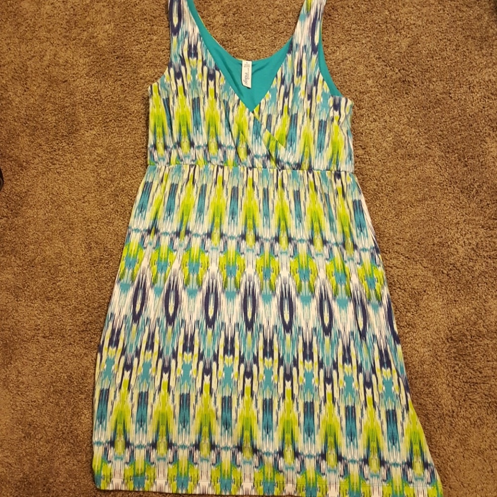 Indigo Green-Blue Sundress Size Small